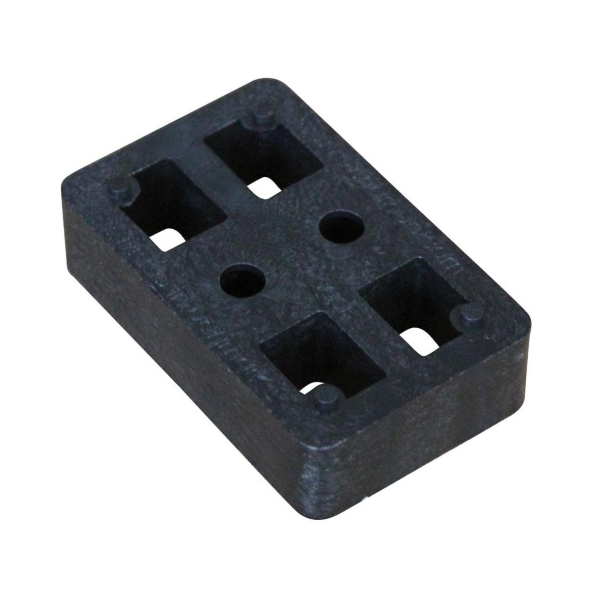 Pallbricka plast våffla 80x50 - PALLBRICKA  PLAST VÅFFLA 20MM 80X50X20MM GRÅ FRP=250ST