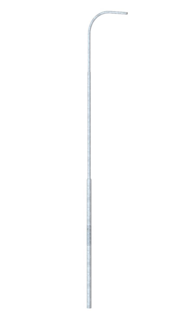 Stolpe ZRSE med enkelarm, Varmförzinkning - STOLPE 8M LPH 1.5M ARM L 1.2M ZRSE 108/48 RL