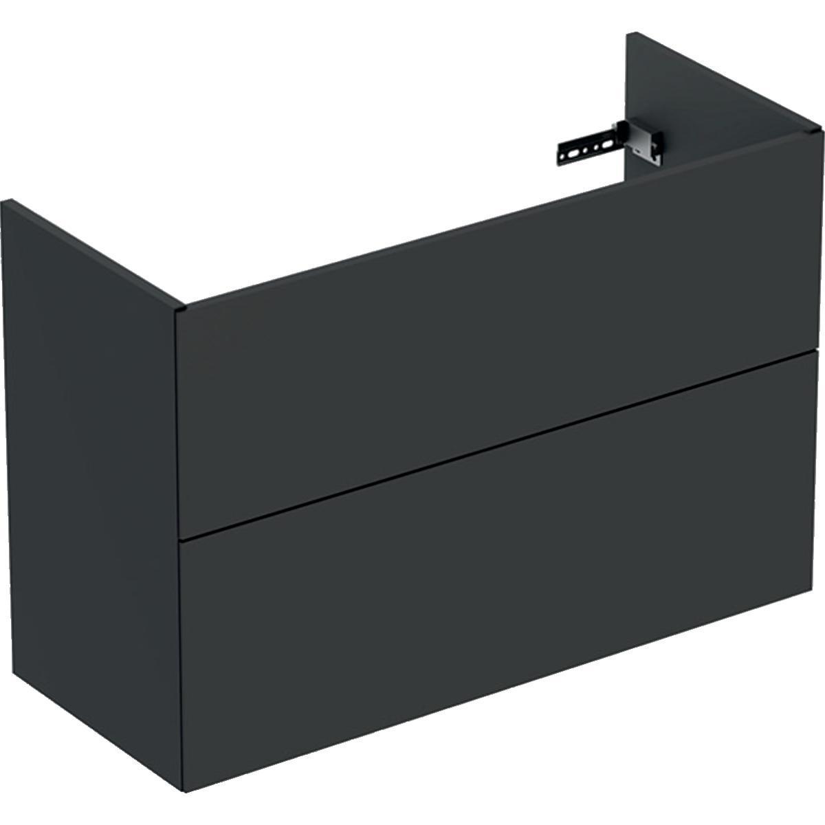 Ifö Elegant Compact Underskåp med 2 lådor - IFÖ ELEGANT KOMP USKÅP M2LÅDOR B=90CM,H=60CM,T=36.6CM,GRÅMATT