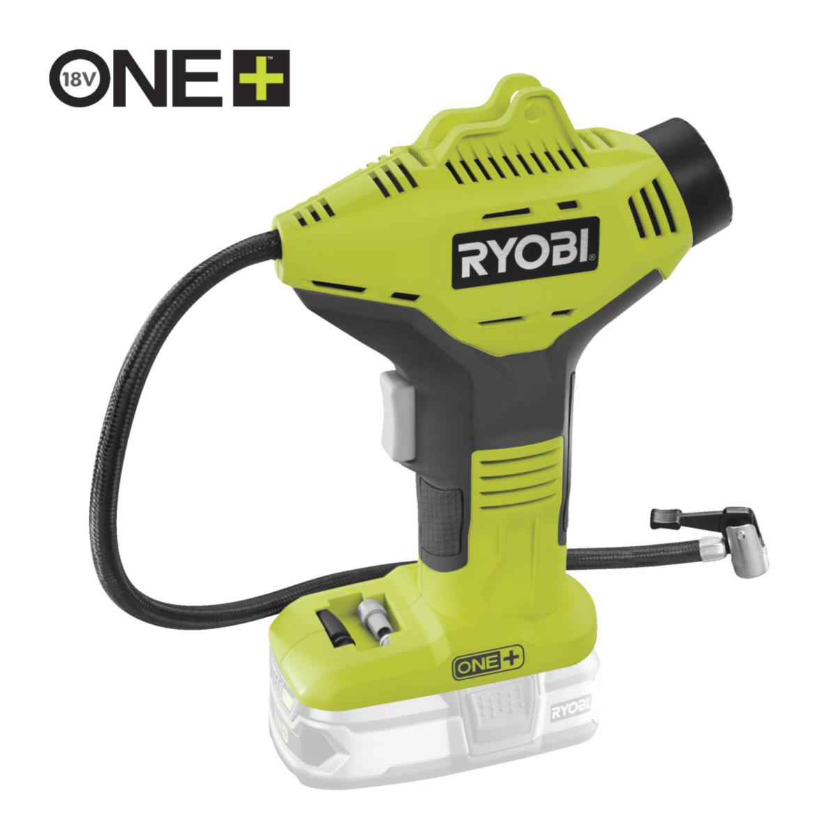 Minikompressor RYOBI One+ R18PI-0 SOLO - MINIKOMPRESSOR RYOBI ONE+ R18PI-0 SOLO
