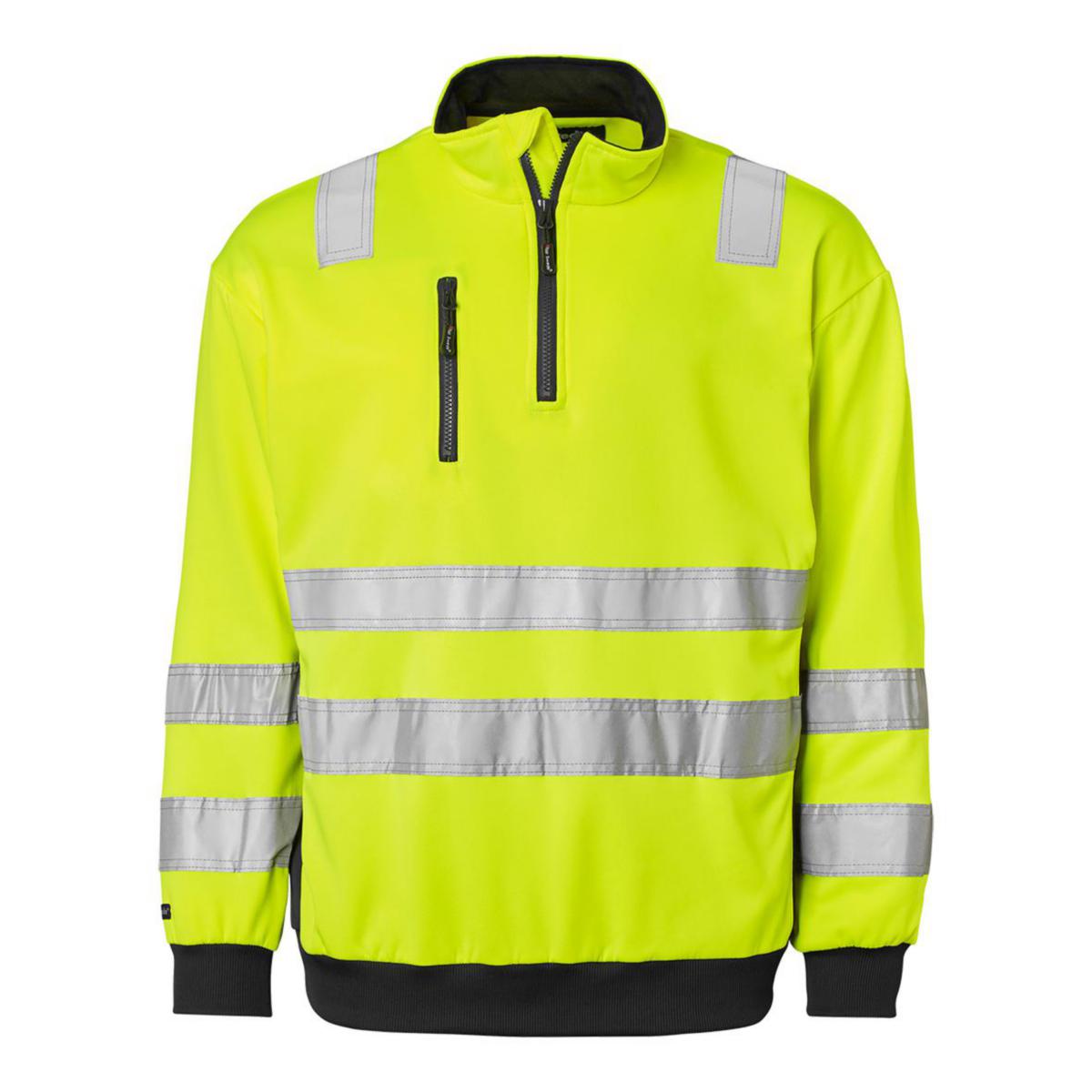 Tröja Top Swede 136 - TRÖJA TOPSWEDE 136 HALVZIP VARSEL GUL KL.3 STL XS
