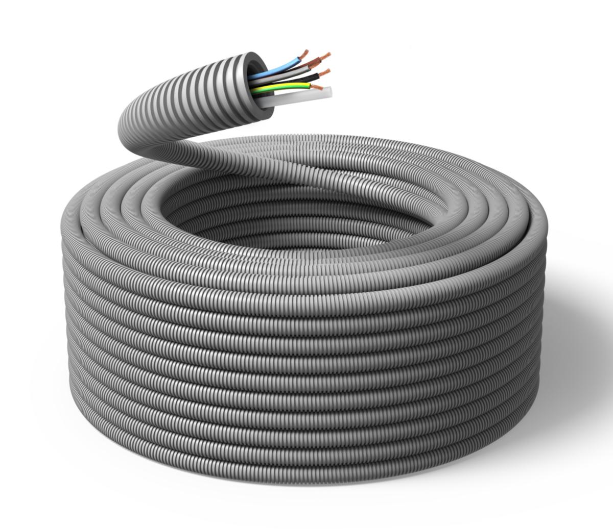 Flexrör fördragen RQ5G6 + Dukt 3/2,1, PM Flex - FLEXRÖR 25/RQ 5G6 + DUKT R50 