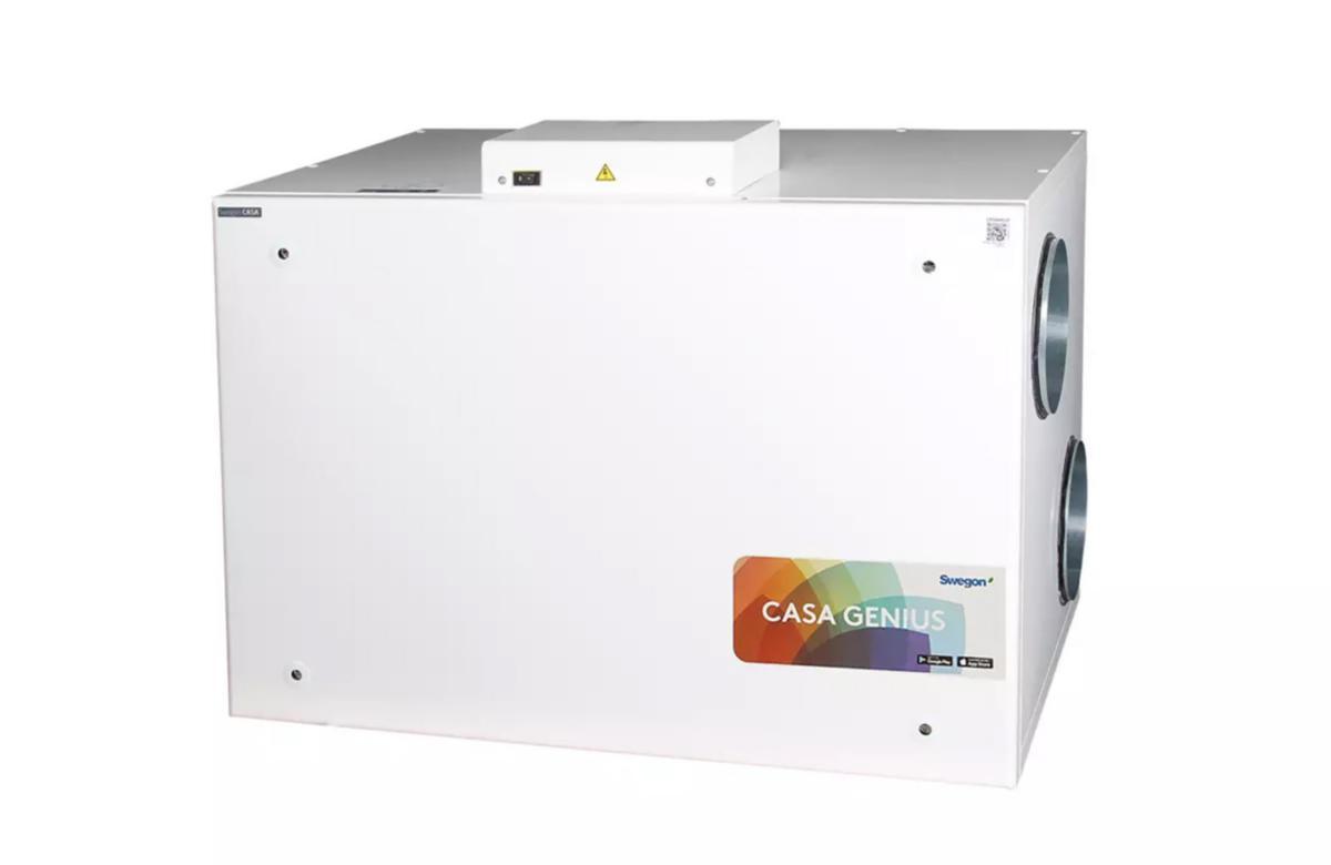 Värmeåtervinningsaggregat CASA R7-H GENIUS L/R RH, Swegon - AGGREGAT CASA R7-H GENIUS RH L/R 1400W SWEGON