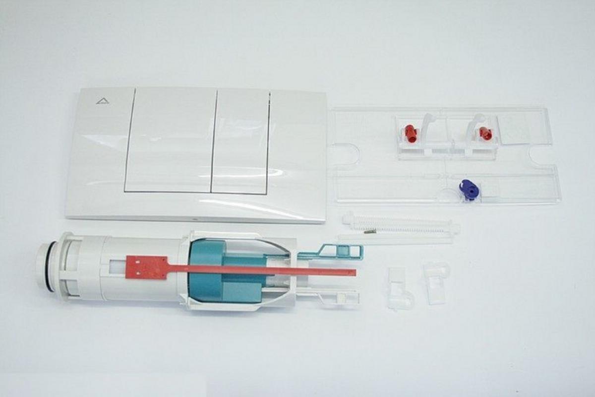 Ombyggnadssats, Nicoll - FRIABLOC UTBYTESKIT, TRYCK- KNAPP & SPOLVENTIL, 330801