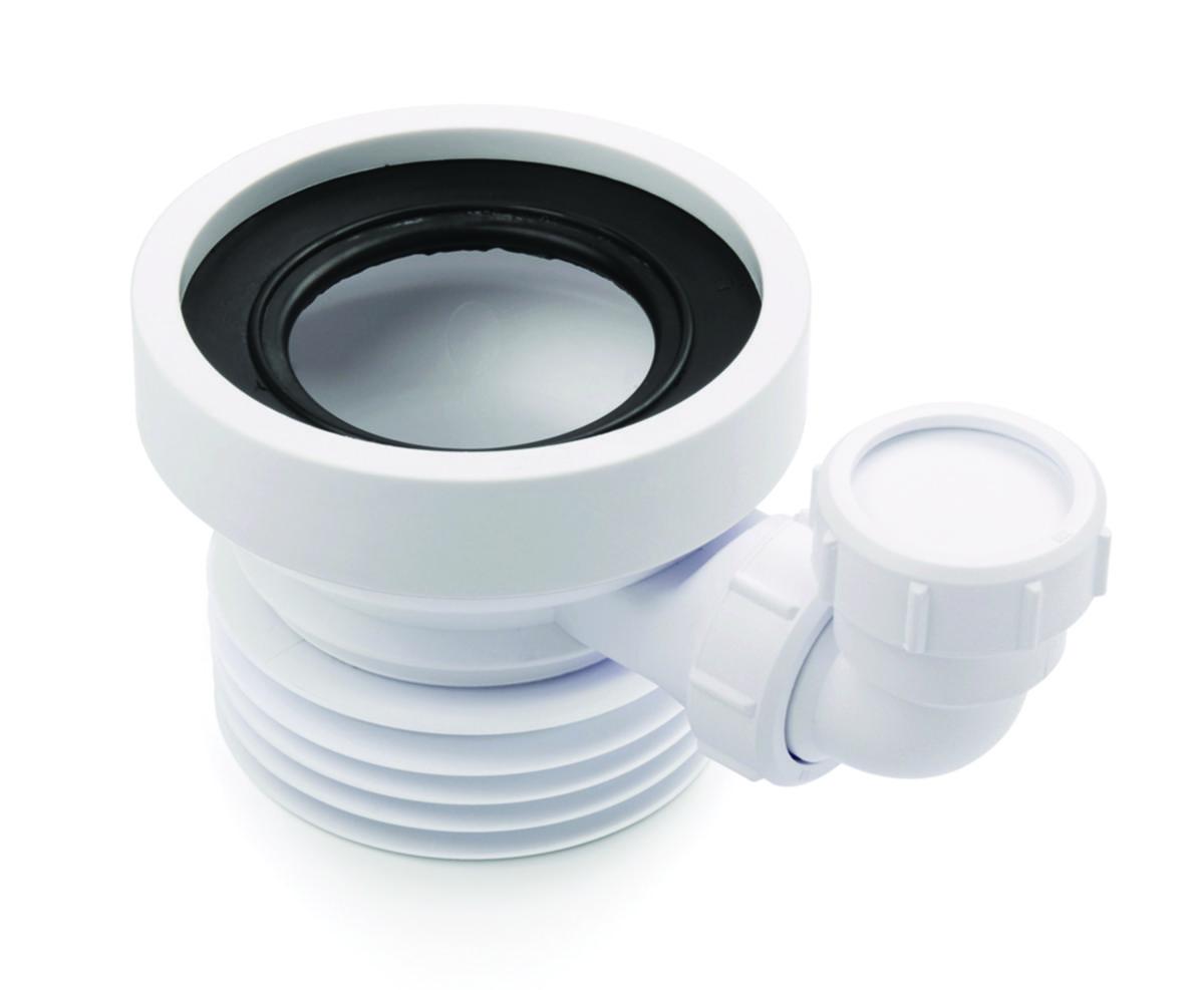 WC-stos centrisk X-TRA 110 muff, Jafo - 40148 PP WC-STOS RAK VIT MED EXTRA INLOPP 40 MM