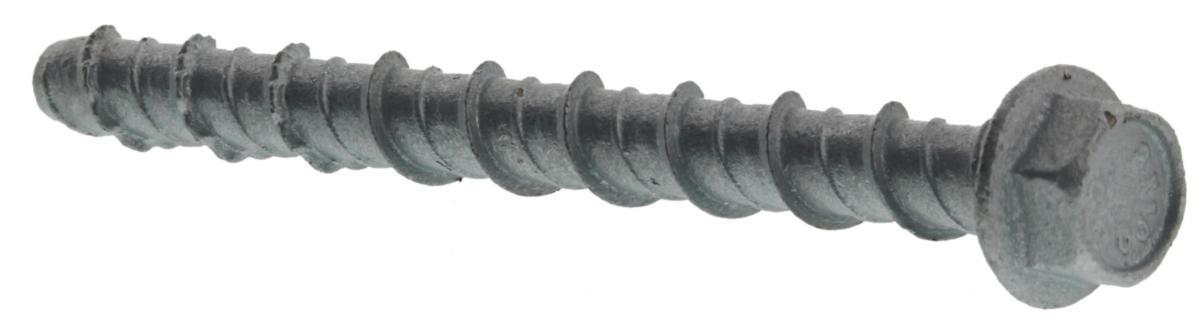 Betongskruv Tapcon 4 LDT sexkant/fläns, utvändig - BETONGSKRUV TAPCON4 10X100/25 SEXKANTHUVUD 45 µm 25/FP ETA