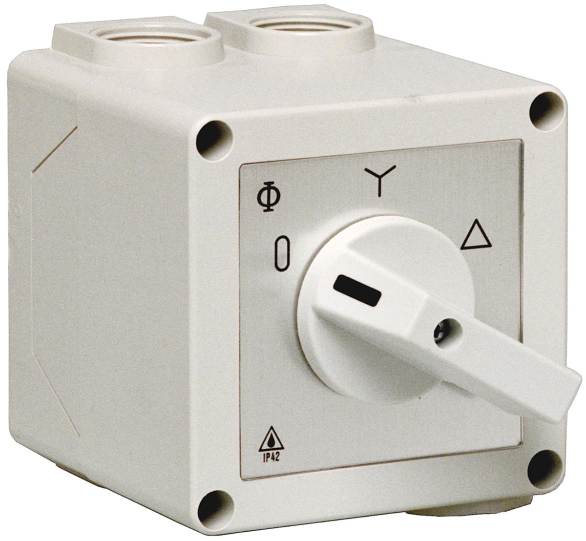 Omkopplare Y/ D, - Y/D-KOPPLARE KAPSLAD 3-POL 25A CA20.A410.PN1