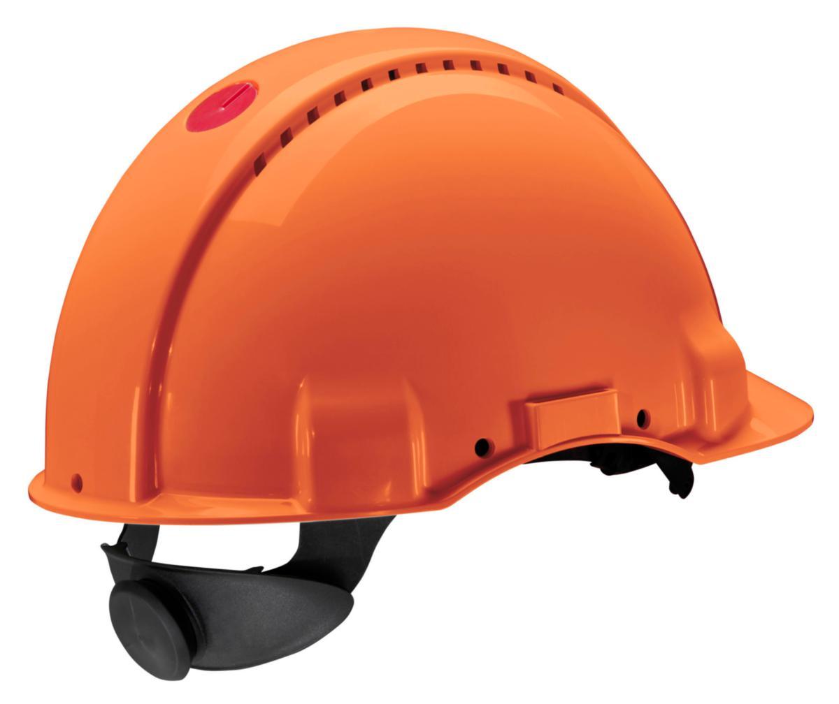 Skyddshjälm 3M Peltor G3000 Uvicator - SKYDDSHJÄLM 3M G3000 UVICATOR ORANGE RATT-INR. UTAN HAKBAND