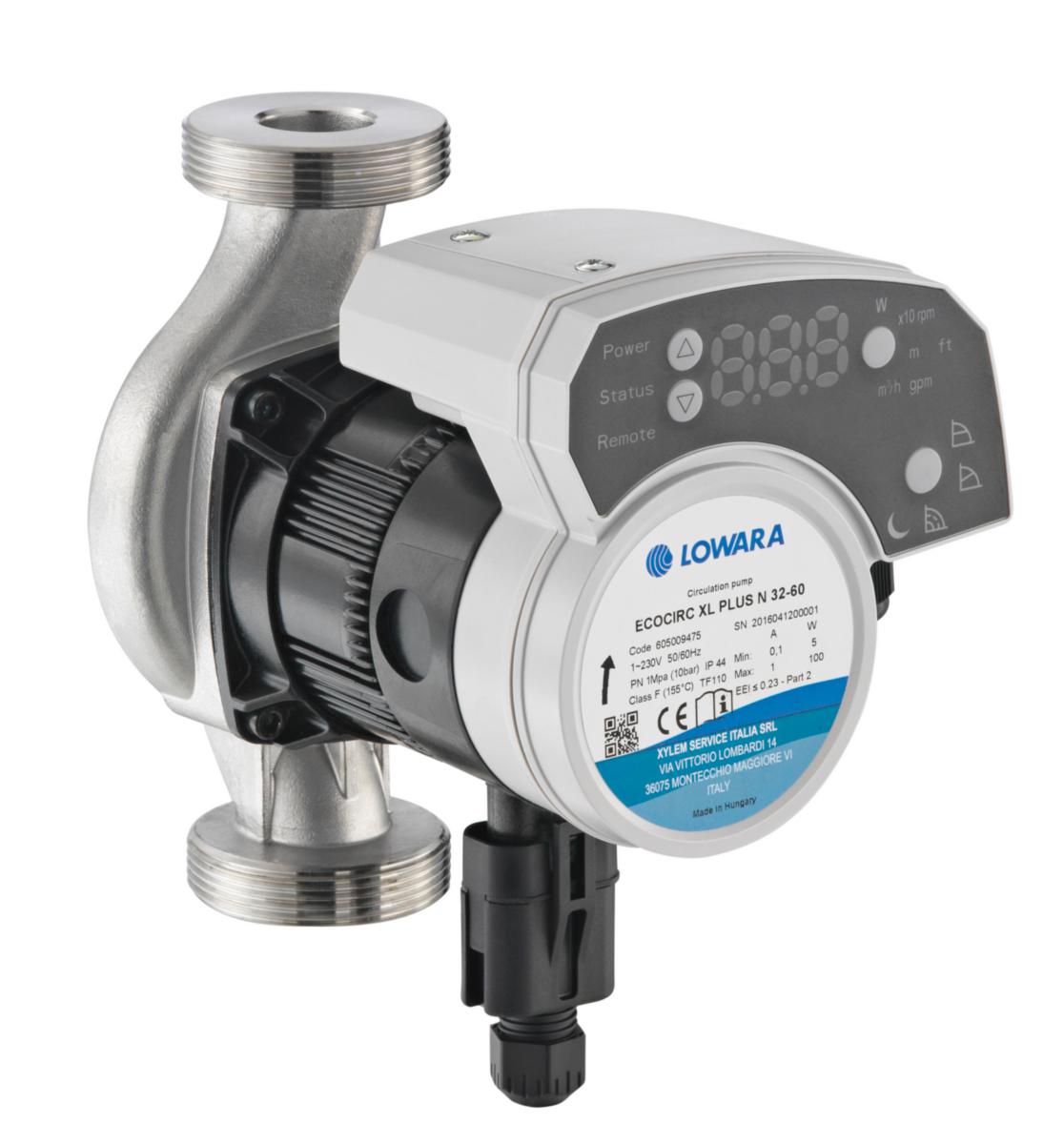 Tappvarmvattenpump Ecocirc XL Plus N, Lowara - ECOCIRC XLPLUS N 32-100 TAPPVARMVATTENPUMP