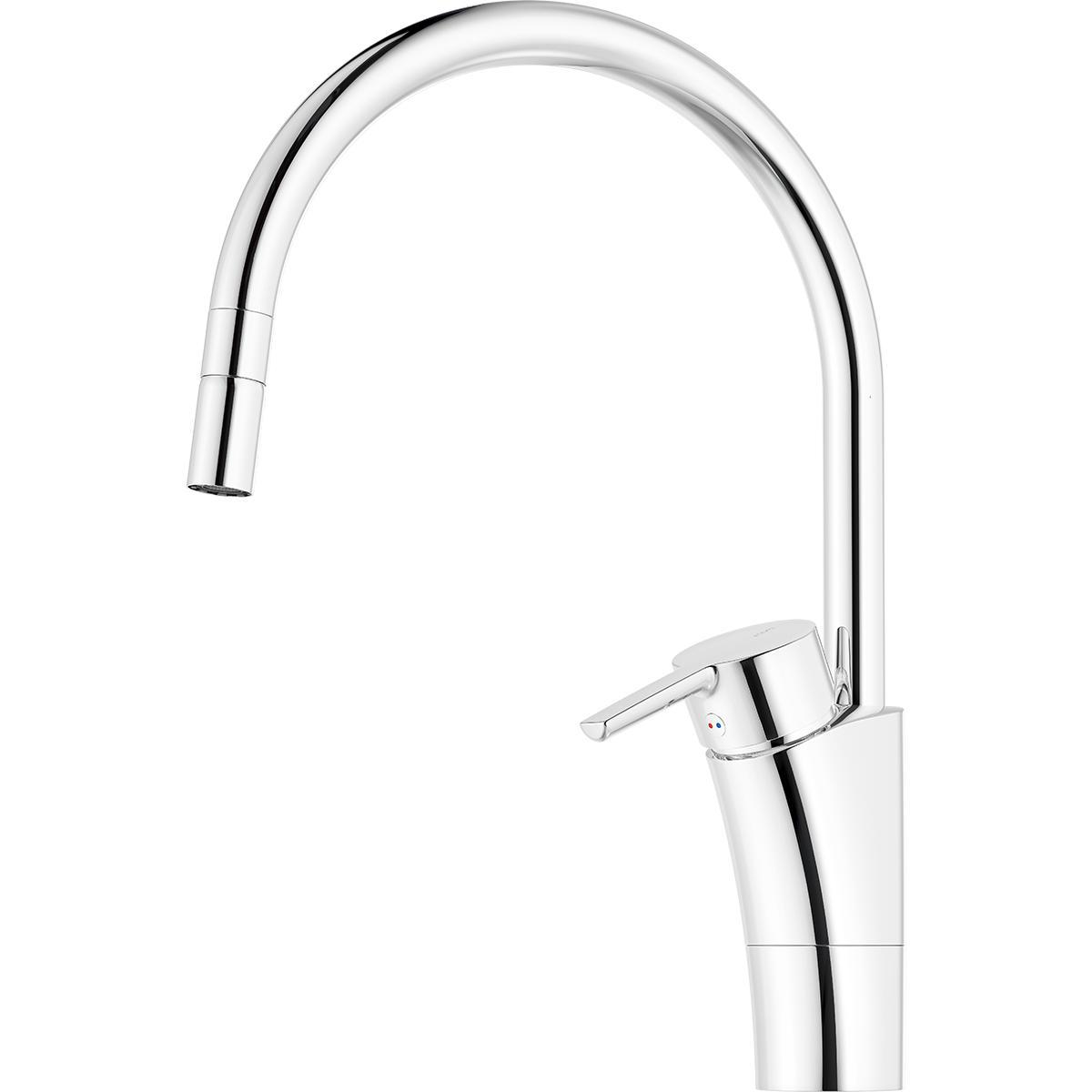Köksblandare Soft MMIX II, Mora - MA MMIX II KÖKSBLANDARE SOFT C-PIP,G10,KROM,LEDB.STRÅLSAML.