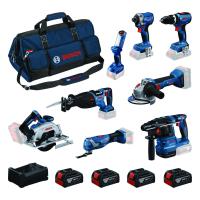 Kombikit Bosch 18 V GBH/GLI/GOP/GSB/GWA/GDR/GKS/GSA