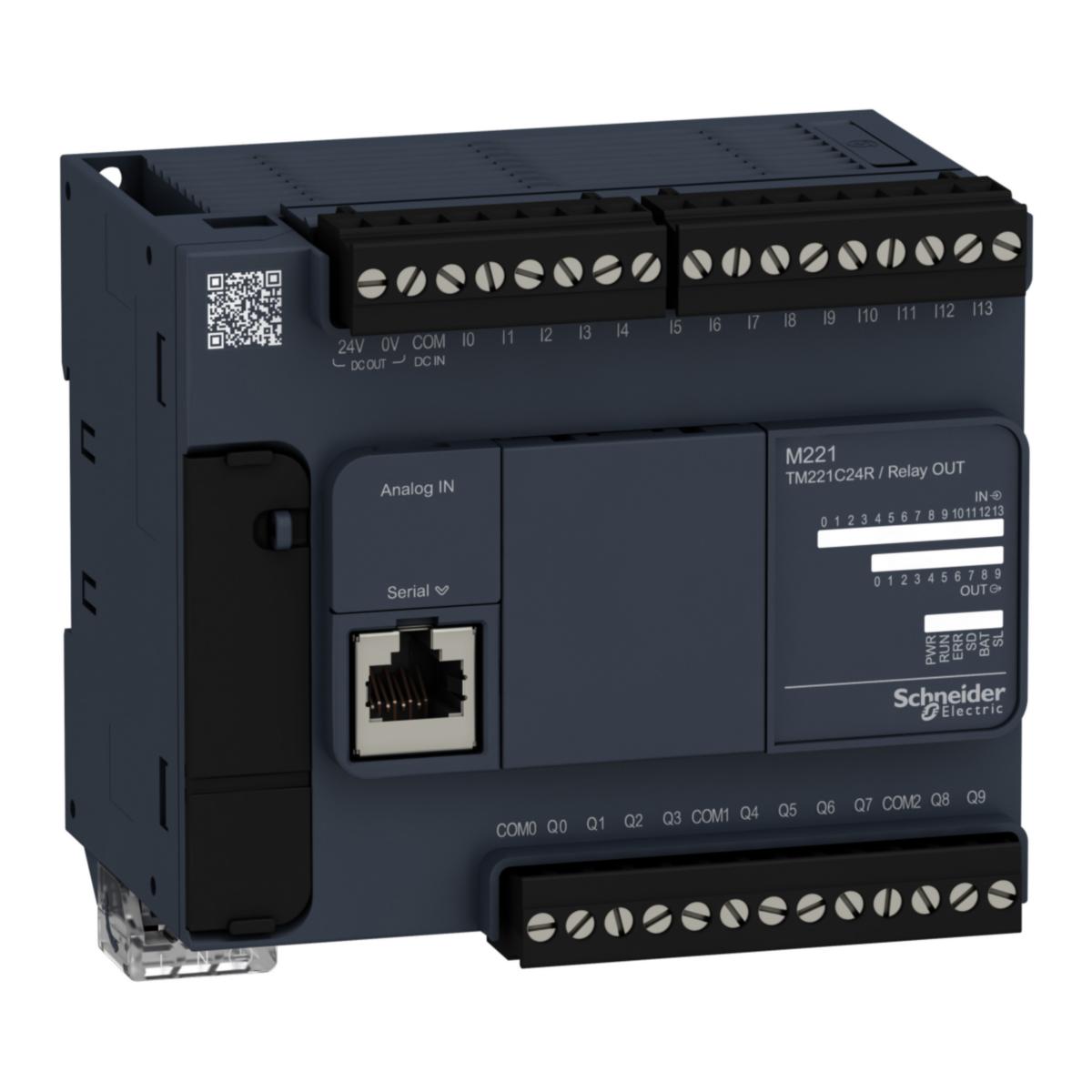 Modicon M221 Compact - PLC M221-24IO RELÄ KOMP TM221C24R