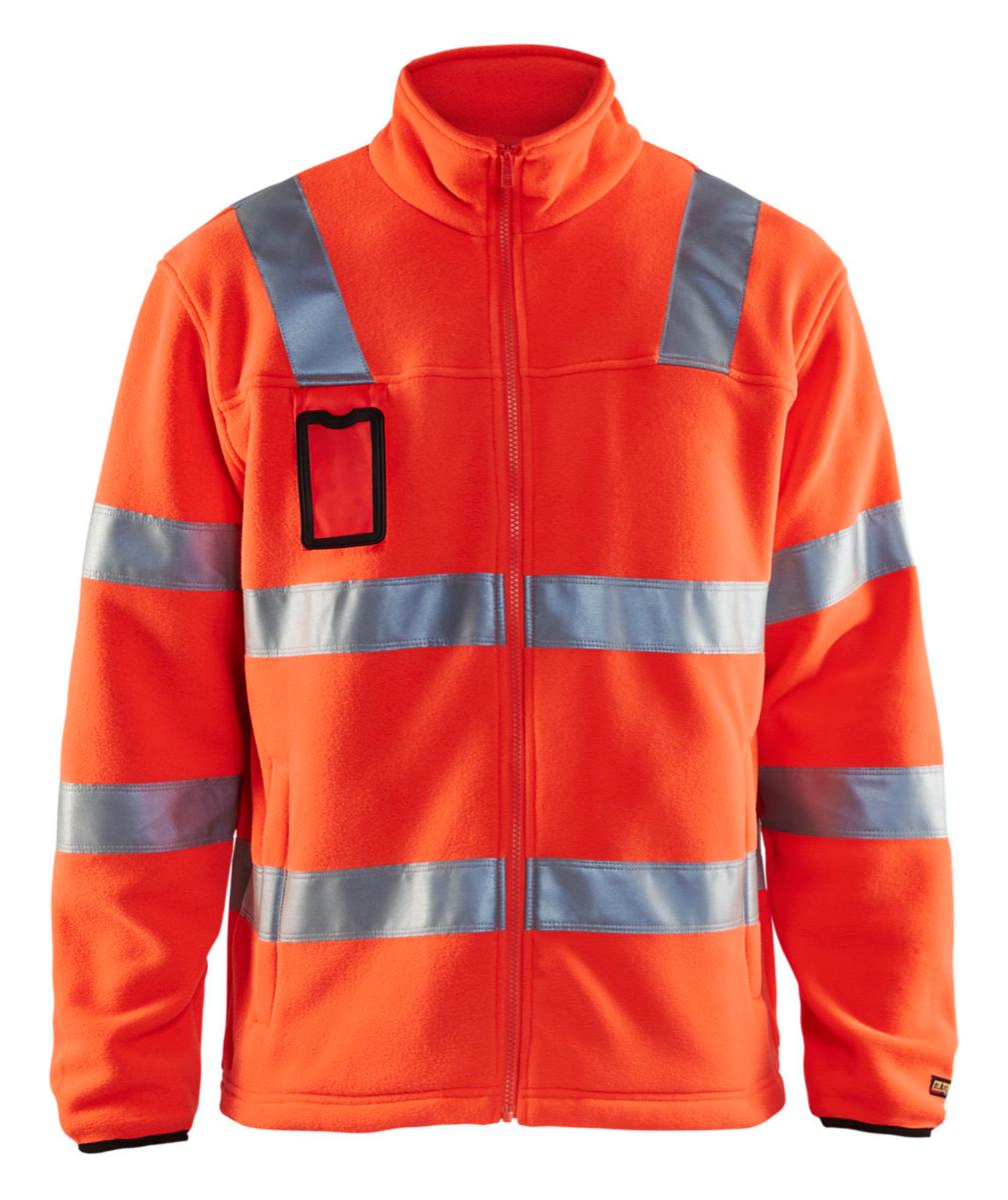 Fleecejacka Blåkläder 4833-2560 - FLEECEJACKA BLK 4833-2560 RÖD VARSEL KL 3 STL 3XL