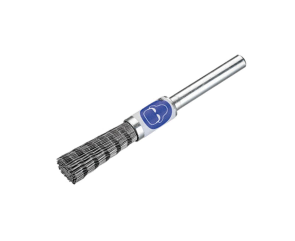 Ändborste Osborn Superior Krusad lång modell - ÄNDBORSTE SKAFT OSBORN D20/T6 0.40 STÅLTRÅD FLAT