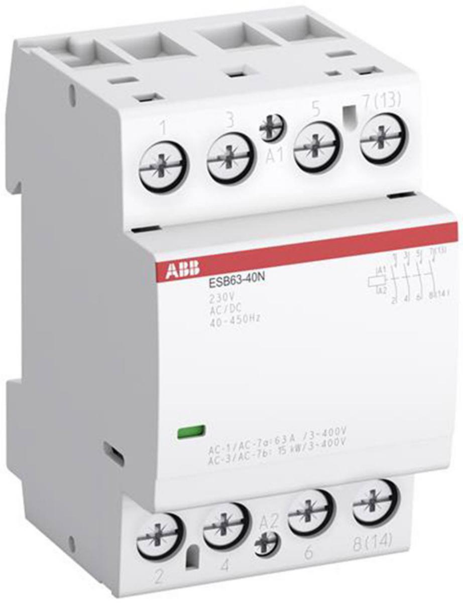 Normkontaktor ESB - NORMKONTAKTOR 63A 4SL 24V ESB63-40N-01