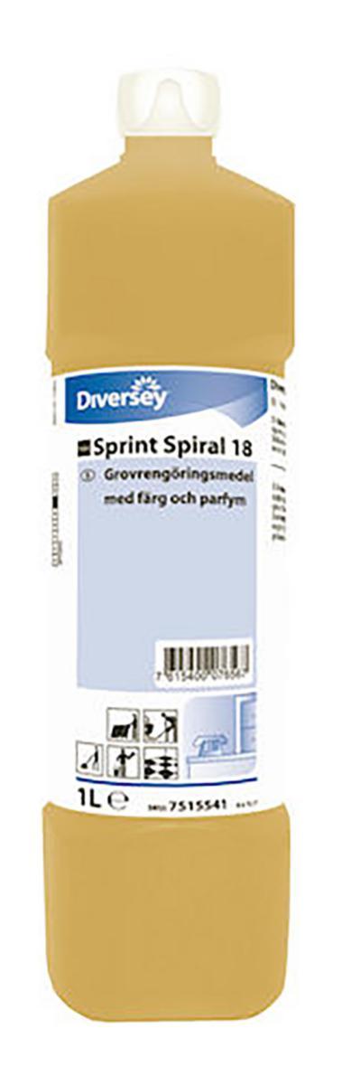 Grovrengöringsmedel Taski Sprint Spiral - RENGÖRING TASKI SPRINT SPIRAL 18 ALKALISKT 5 LITER