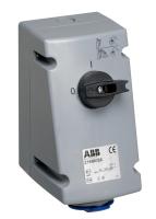 Blockerade vägguttag, IP 44, 16-32 A, ABB