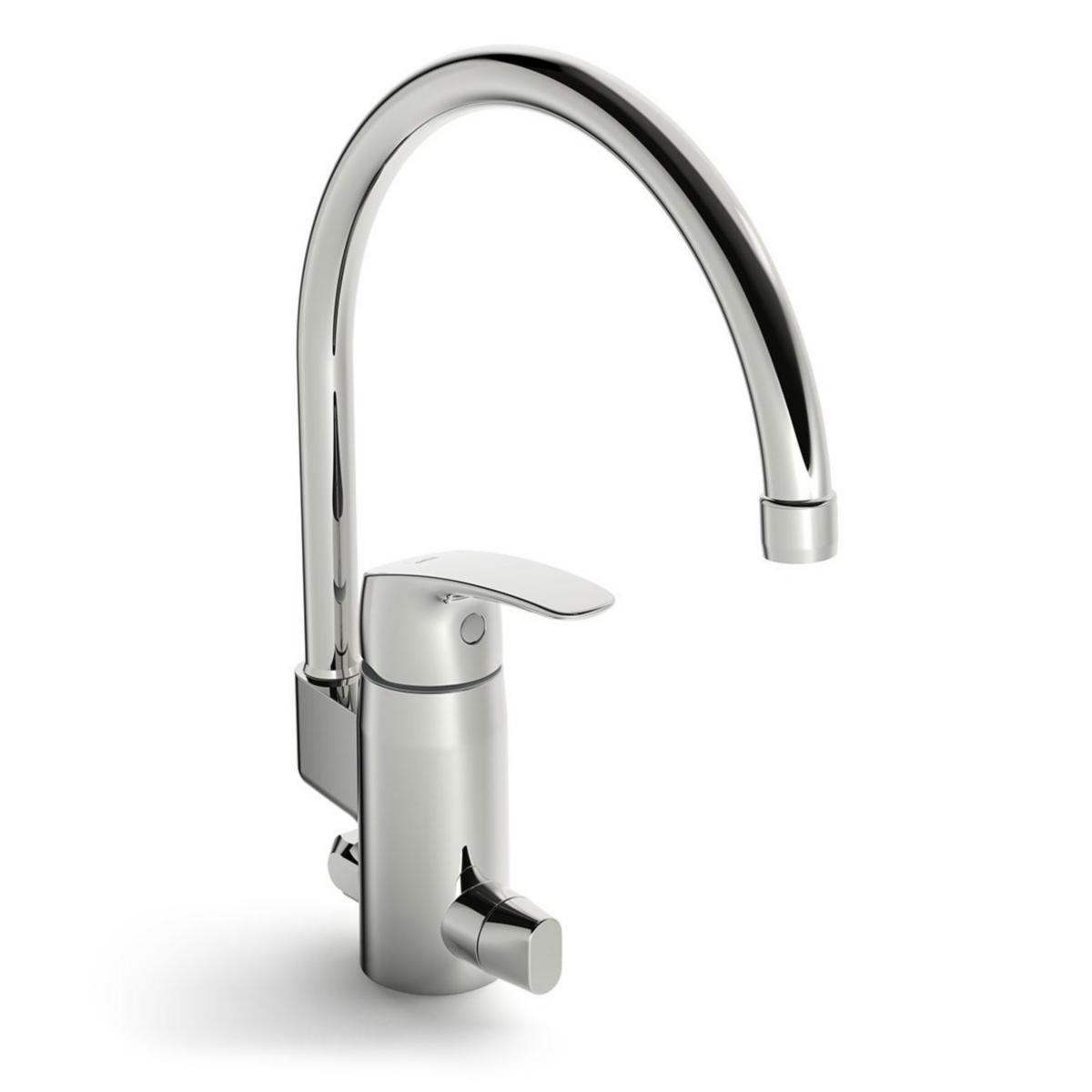 Köksblandare 1057F Oras Safira - ORAS SAFIRA KÖKSBLANDARE 1057F HÖG PIP. M. DM AVST.GOLV/BÄNK