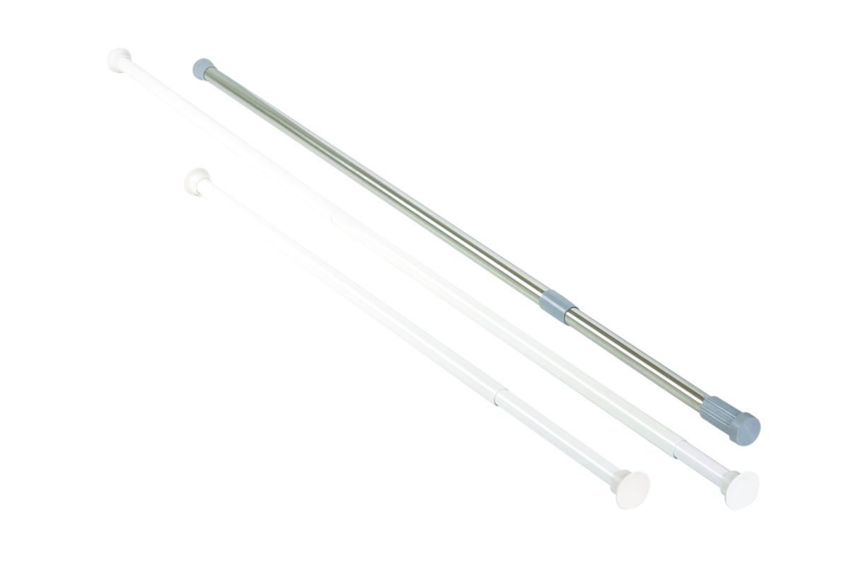 Duschdraperistång, expanderbar, Arrow Safir - SAFIR DUSCHDRAPERISTÅNG VIT 22 MM. 75-220CM. 12701
