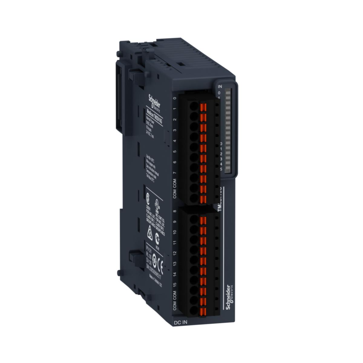 Digital ingångsmodul för TM221,TM241 och TM251 - MODUL TM3-16 IN FJÄDER TM3DI16G