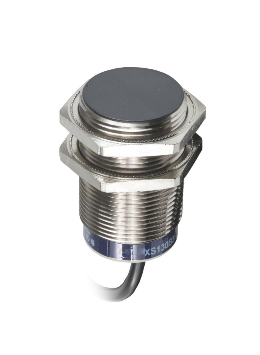 Induktiv givare XS6 lång Osisense AC/DC-matning - IND.GIV M30 SN=15MM SL XS630B1MAL2