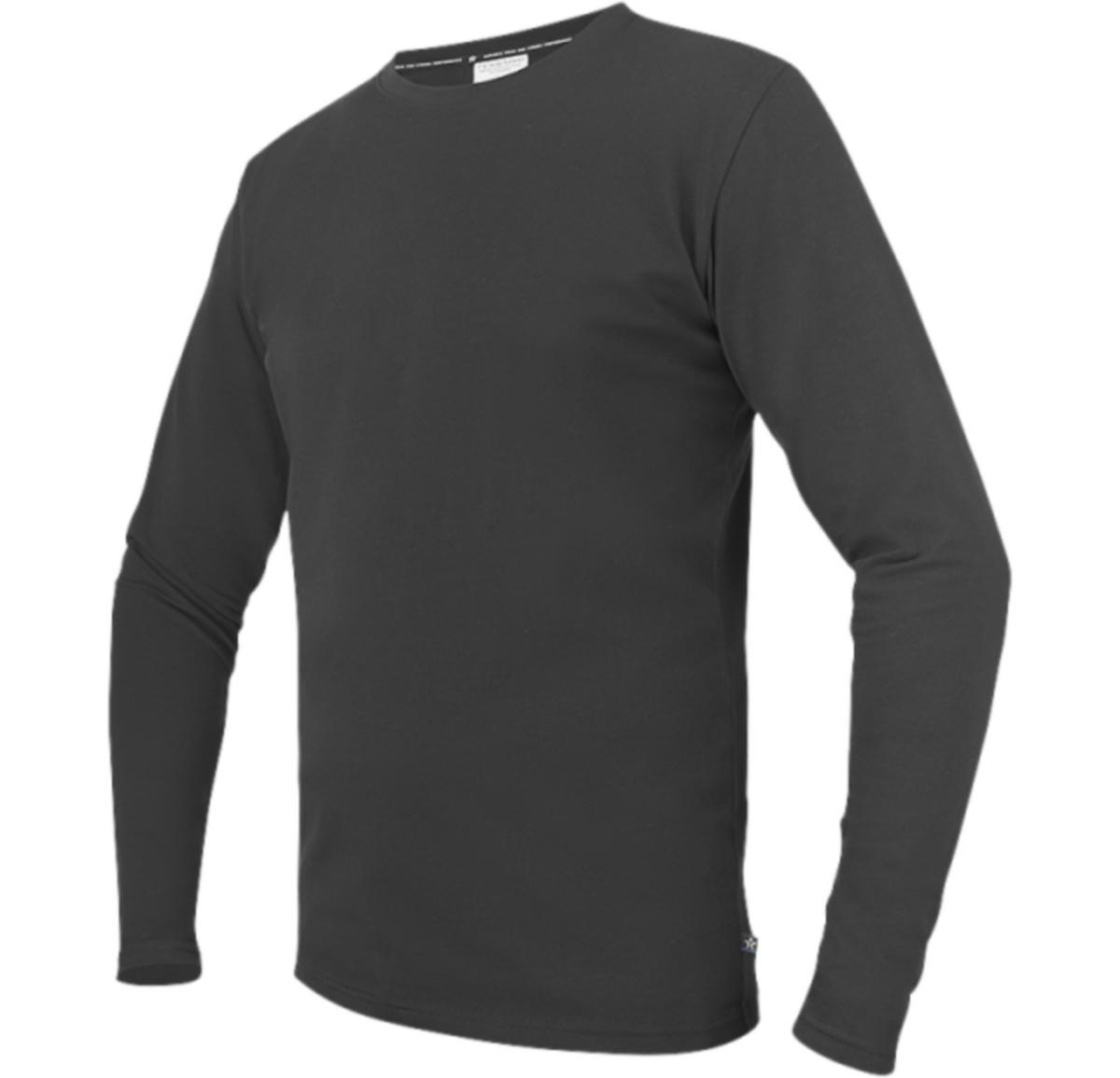 T-shirt Texstar TS17 - T-SHIRT TEXSTAR TS17 LÅNG ÄRM SVART S