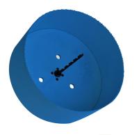 Hålsåg för PVC rör