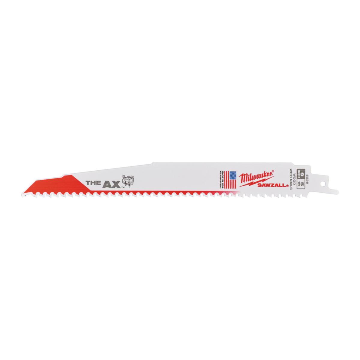 Tigersågblad Milwaukee AX - TIGERSÅGBLAD MILWAUKEE TRÄ/PLA AX 230/5TPI 5P