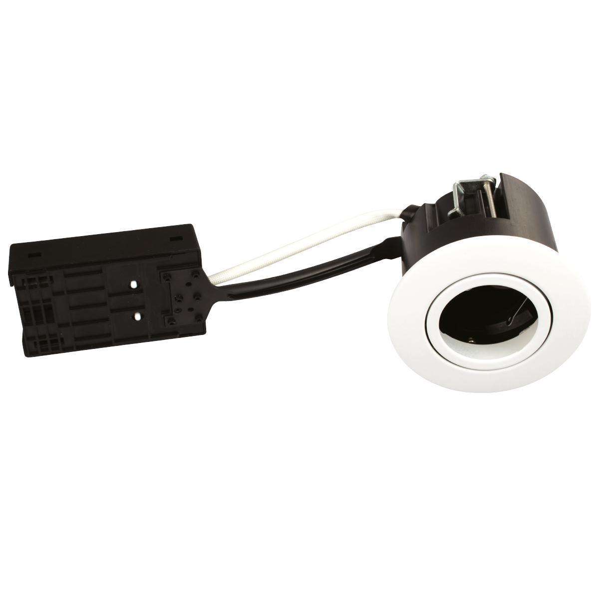 Downlight Luna QI GU10 IP44 inomhus - DOWNL VIT RUND EXKL LJUSK GU10 IP44 LUNA QI
