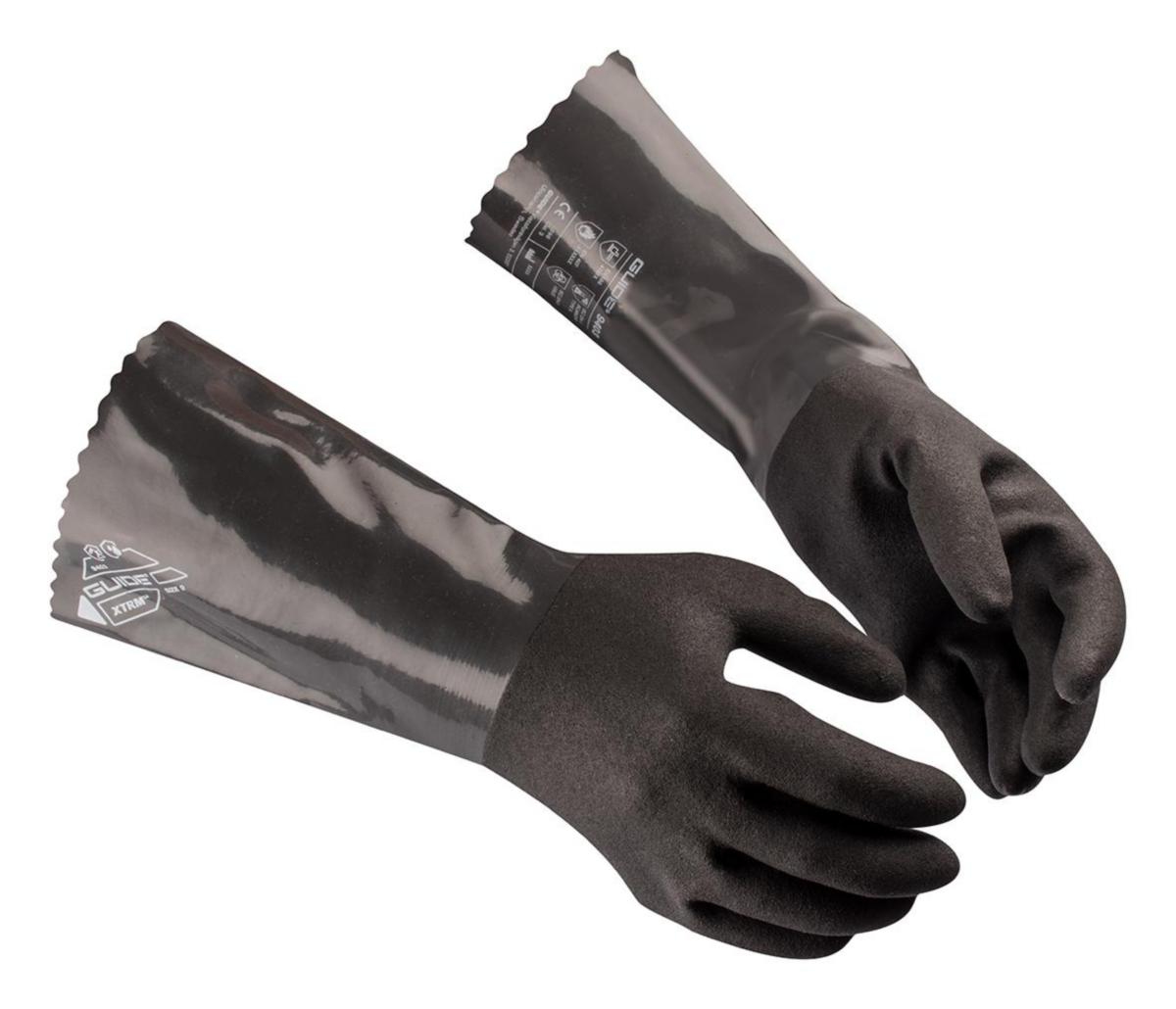 Kemskyddshandske Guide 9403 - HANDSKE GUIDE 9403 NITRIL OLJETÄT VIRUS STL 10