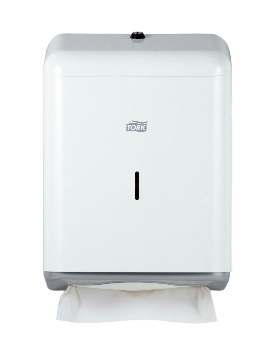 Dispenser Tork handduk H3 - DISPENSER TORK HANDDUK H3 METALL VIT 208140