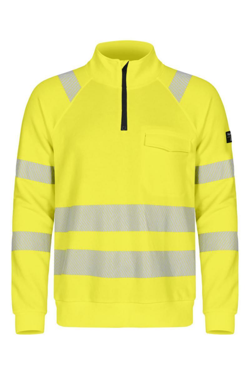 Tröja Tranemo 4374-26 - TRÖJA TRANEMO 4374-26 HALVZIP GUL VARSEL KL3 STL 3XL