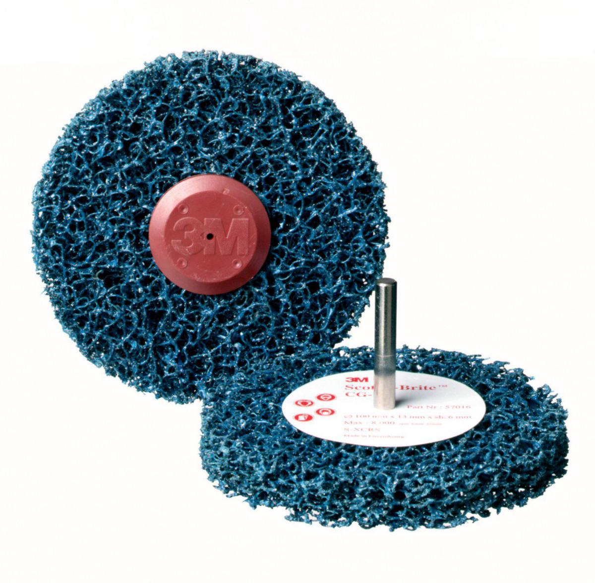 Grovrengöringsrondell 3M Scotch-Brite GP Blue - GROVRENGÖRINGSRONDELL 3M GP BLUE CG-ZS 100X25X6MM