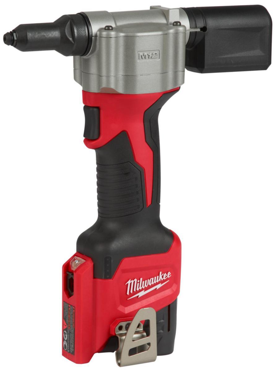 Popnitmaskin Milwaukee M12 BPRT-201X - POPNITMASKIN MILWAUKEE M12 BPRT-201X 325 X 4.8 1X2.0AH