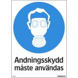 Påbudsskyltar "Utrustning"