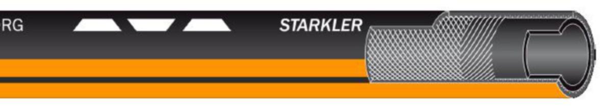 Industrivattenslang Starkler - IND.VATTENSLANG STARKLER (*3) 12,7X4,0 BRANDG/SV 40M/RL