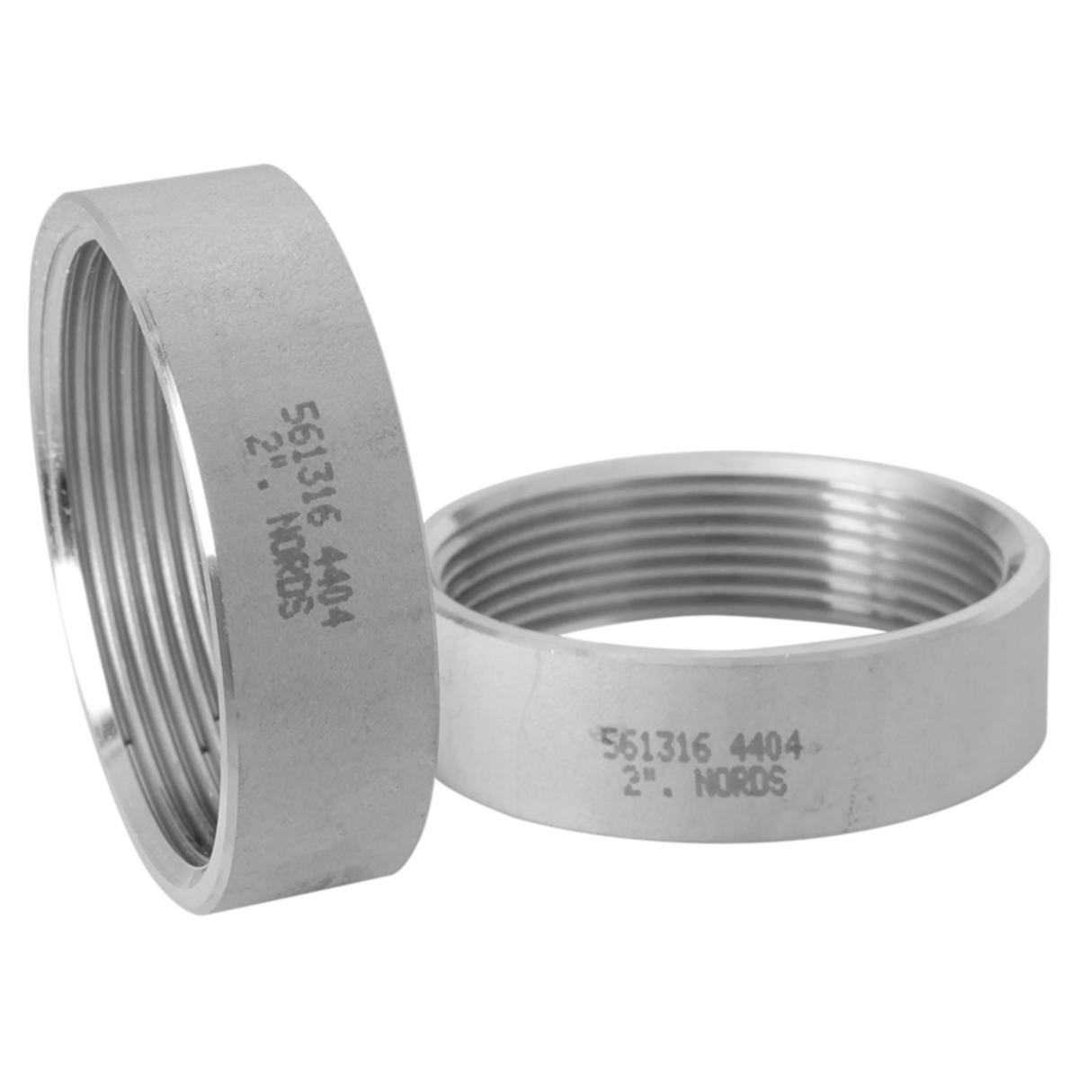 Rundmutter för gängdelar rostfria, R-216, EN 1.4404 - 25 RUND MUTTER R-216 AISI 316