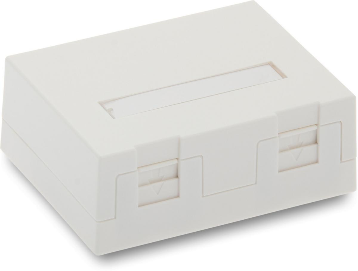 Uttagsboxar Keystone med 5 kabelingångar - UTTAGSLOCK 2XKEY 5*KABEL IN 12B-04-02WT-2