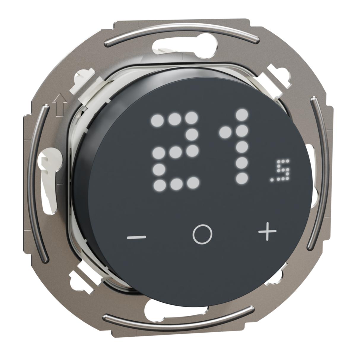 Termostat Renova Wiser by SE - TERMOSTAT RENOVA ZIGBEE SVART WDE011682