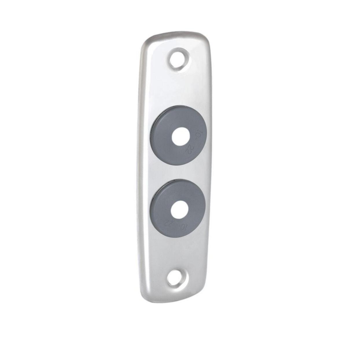 Täckbricka 2-håls 40 c/c, Trio - TÄCKBRICKA 40C/C 10-22 MM. TRIO 97 1422