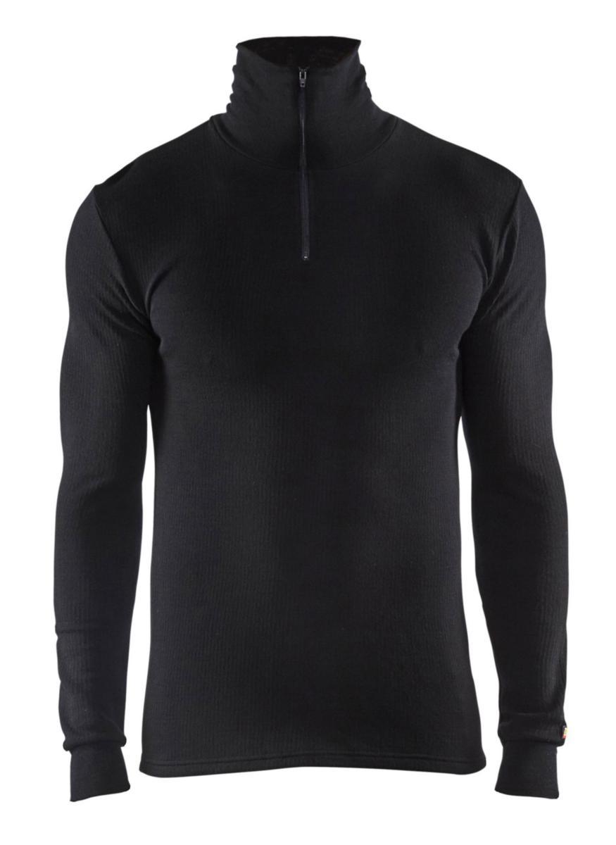 Undertröja Blåkläder 4891-1705 - UNDERTRÖJA BLK 4891-1705 SVART HALVZIP STL S