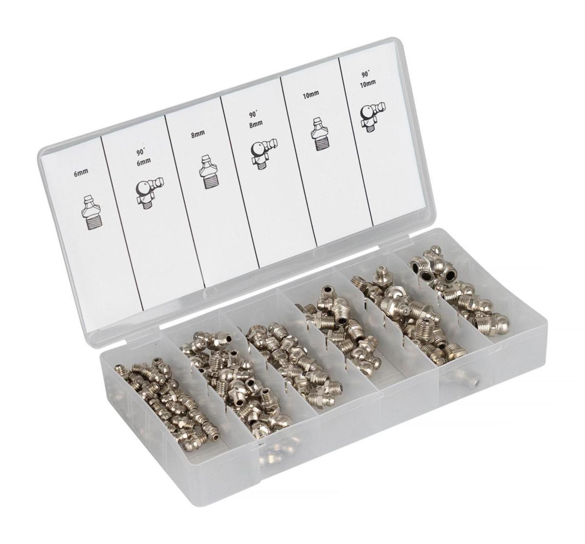 Fettnippelsats VB - FETTNIPPLARSATS VB MM 110PCS