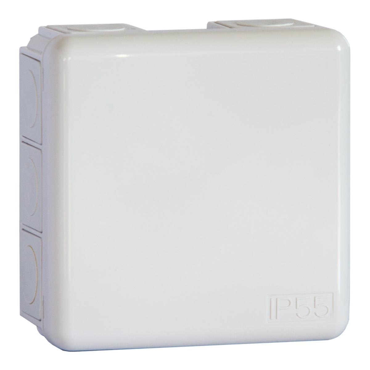 Kopplingsdosa U-56 Exxactvit med snäpplock Schneider - KOPPL DOSA U56 VIT KLICKL TOM IMT34128