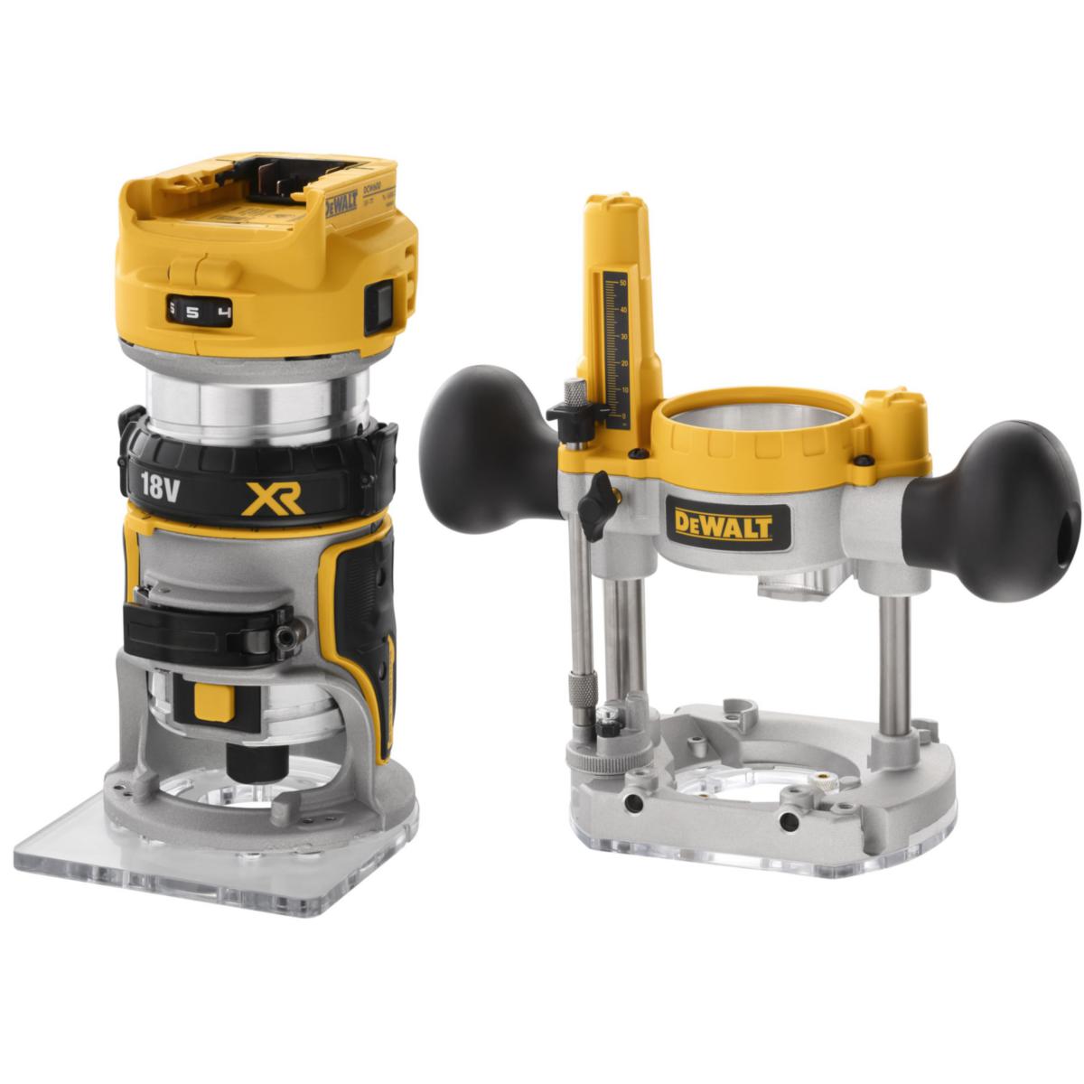 Handöverfräs DEWALT DCW604N SOLO - HANDÖVERFRÄS DEWALT DCW604N 18V. 8MM. SOLO. KARTONG