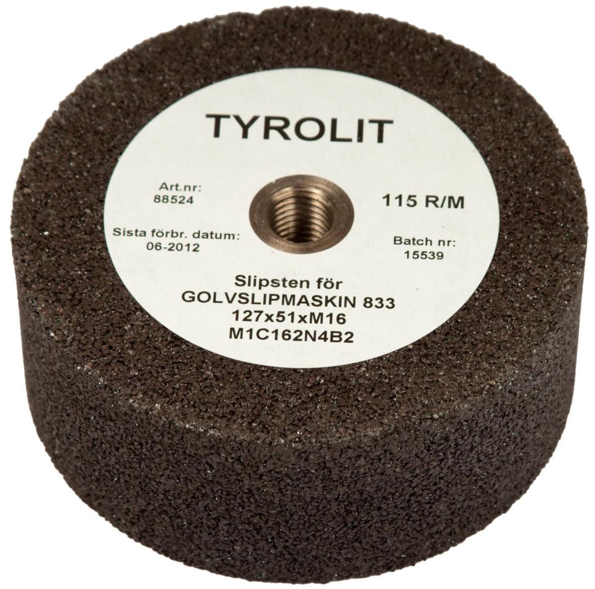 Slipskål Tyrolit Form 1ZB ABS Sten - SLIPSKÅL TYROLIT FORM 1ZB 127X51XM16 M1 C16N4B2 ABS STEN