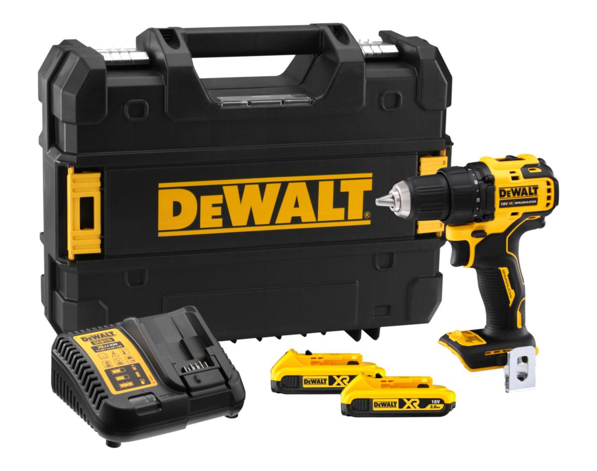 Borrskruvdragare DEWALT DCD708D2T - SKRUVDRAG. DEWALT DCD708D2T 18V. 2X2.0AH. TSTAK