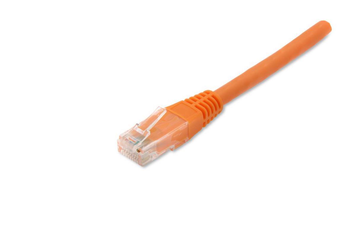 Patchkablage oskärmat Cat6 UTP Orange, Eurolan - KABL UTP C6 LSZH ORANGE 0.5m 21D-U6-0EOR