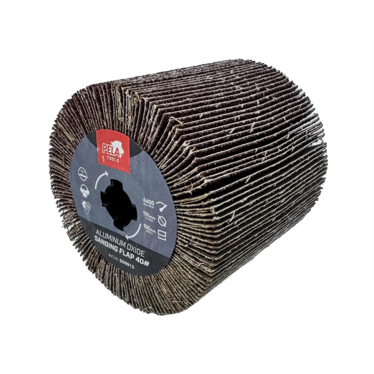 Lamellsliptrumma PELA - LAMELLSLIPTRUMMA PELA 4" 80 KORN