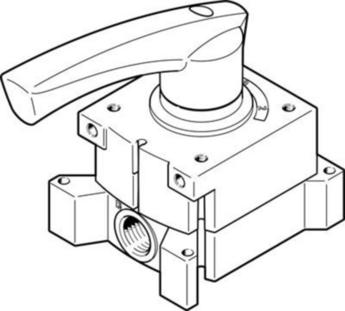 Handventil Festo VHER - HANDVENTIL FESTO VHER-H-B43E-G12