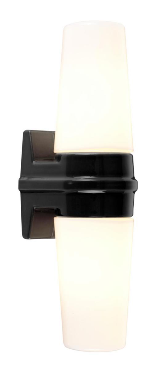 Lampett Bernadotte - ARM. BERNADOTTE 2x40W SVART E14 IP44